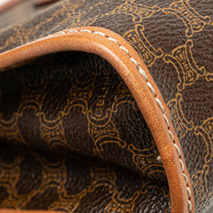 Macadam Coated Canvas Clutch