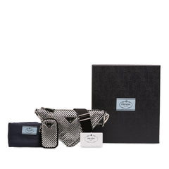 Crystal Embellished Satin Triangle Pouch