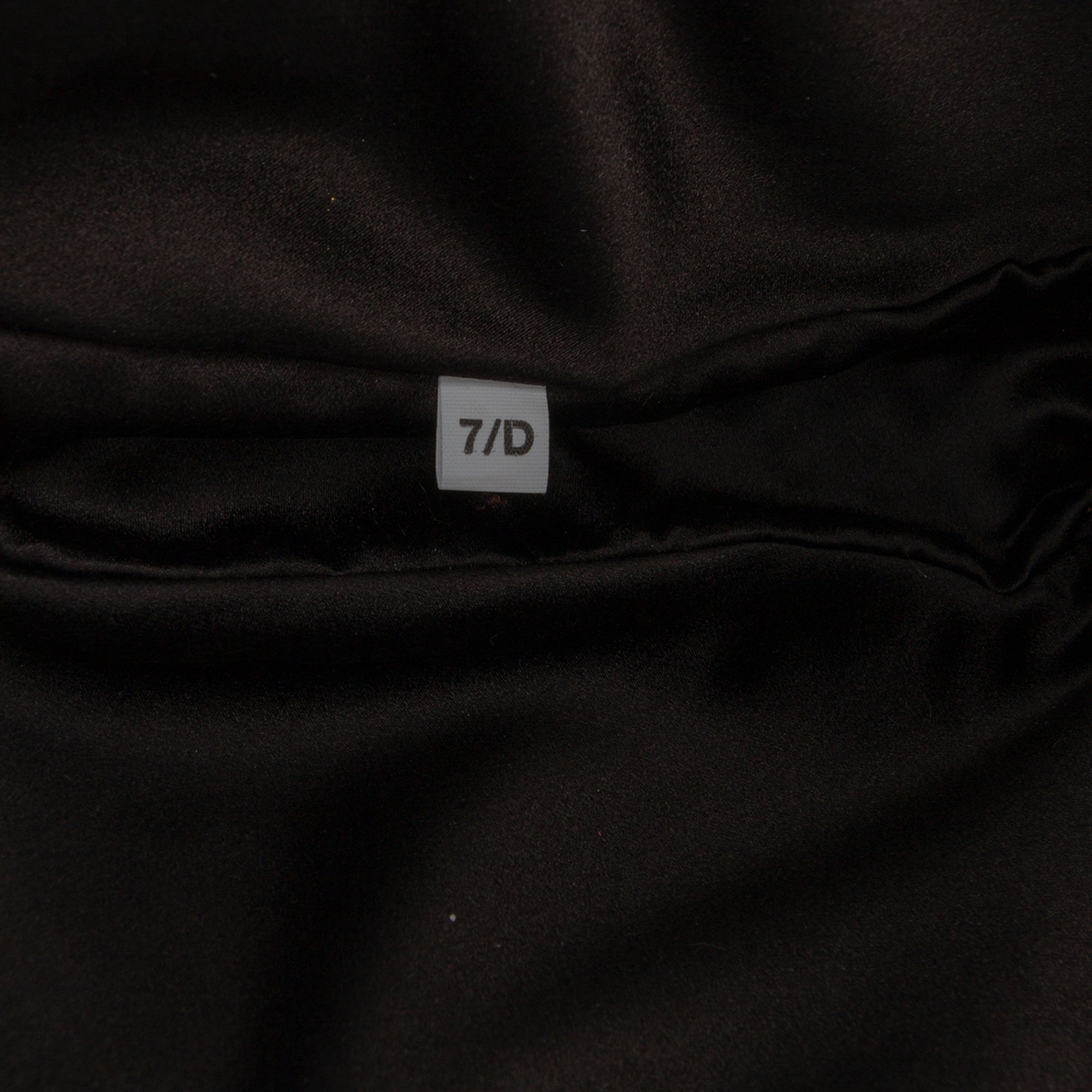 Crystal Embellished Satin Triangle Pouch