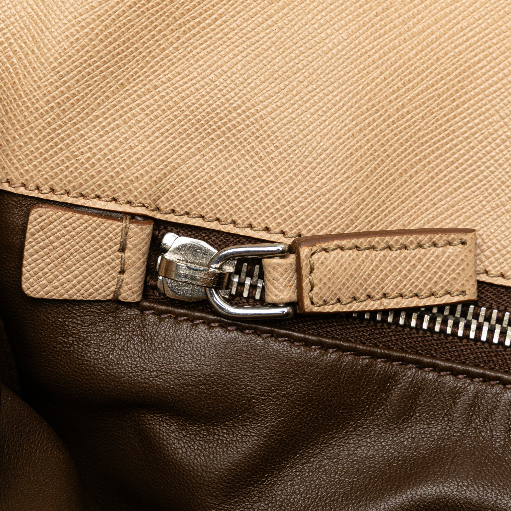 Bicolor Saffiano Envelope Pushlock Clutch
