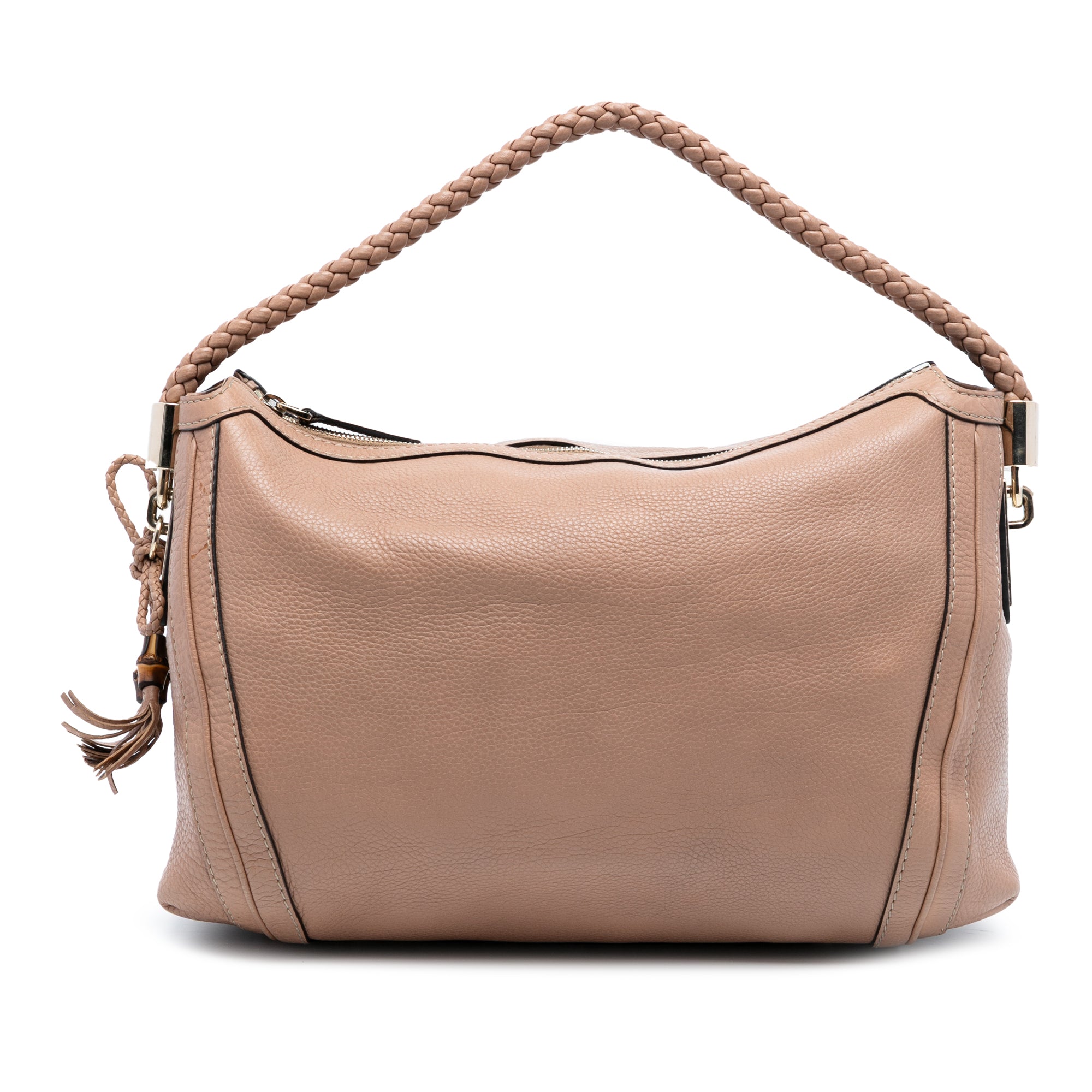 Medium Pebbled Calfskin Bella Shoulder Bag