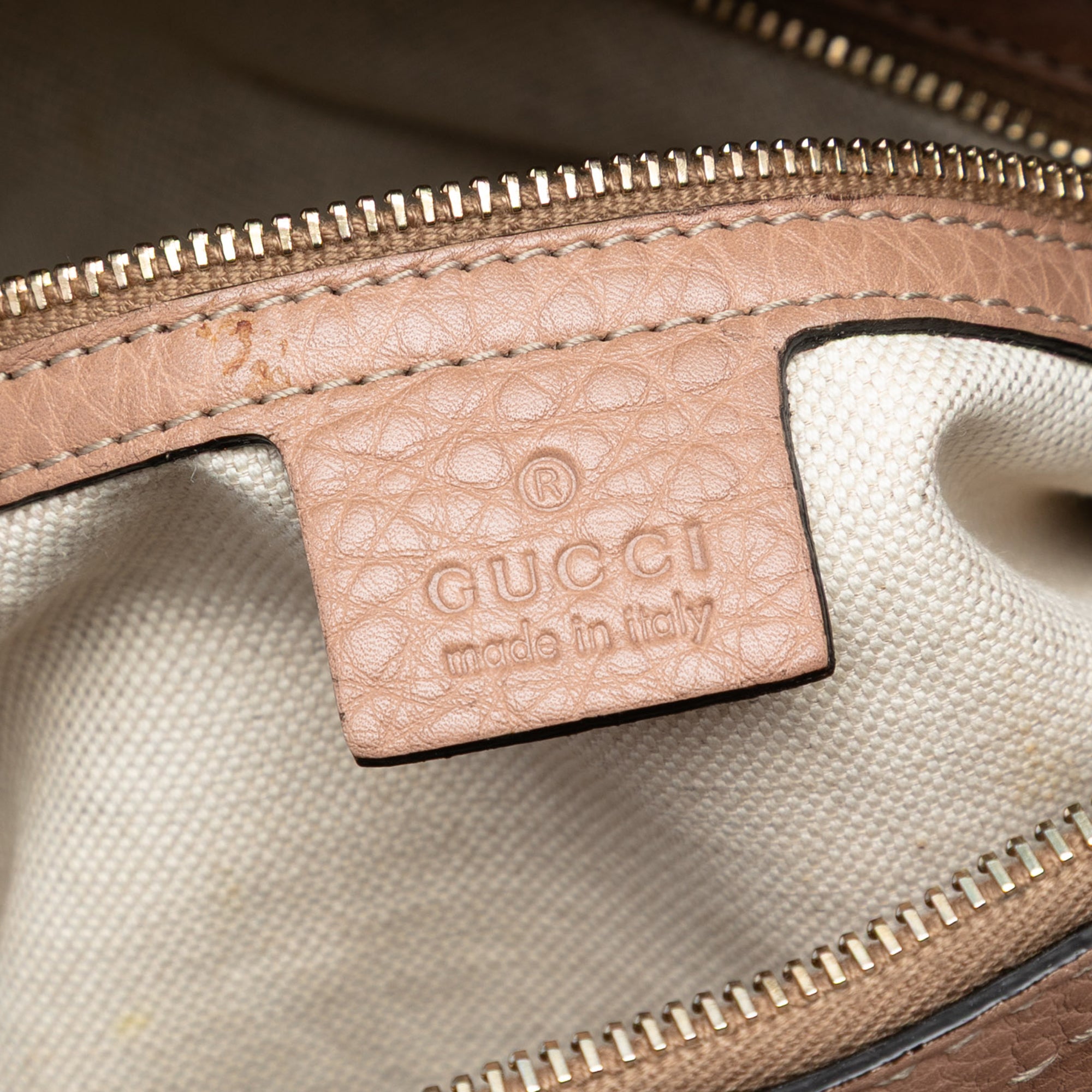 Medium Pebbled Calfskin Bella Shoulder Bag