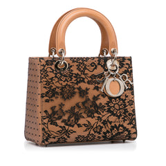 Medium Floral Lace and Lambskin Lady Dior_1