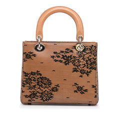 Medium Floral Lace and Lambskin Lady Dior_3