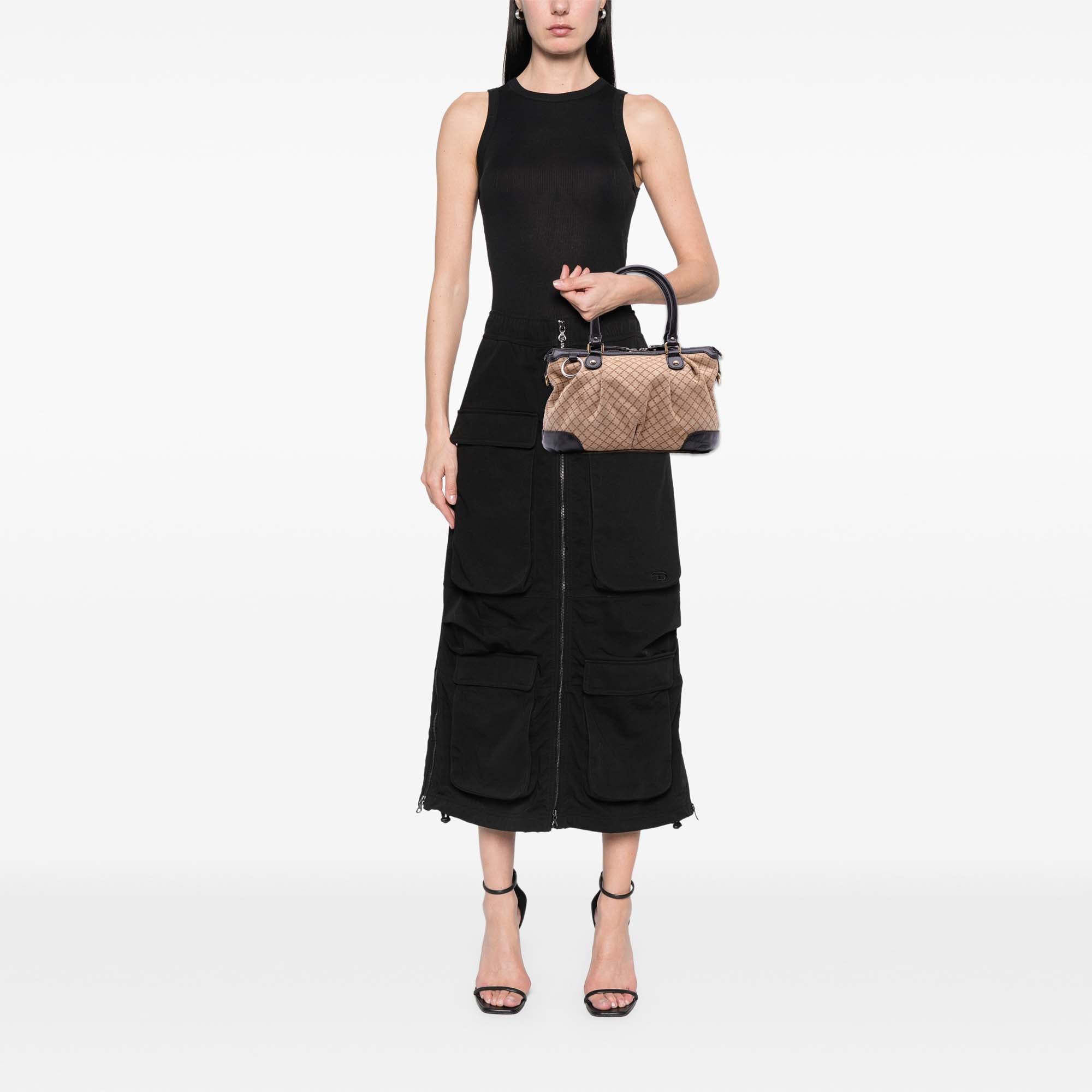 Diamante Canvas Sukey Satchel