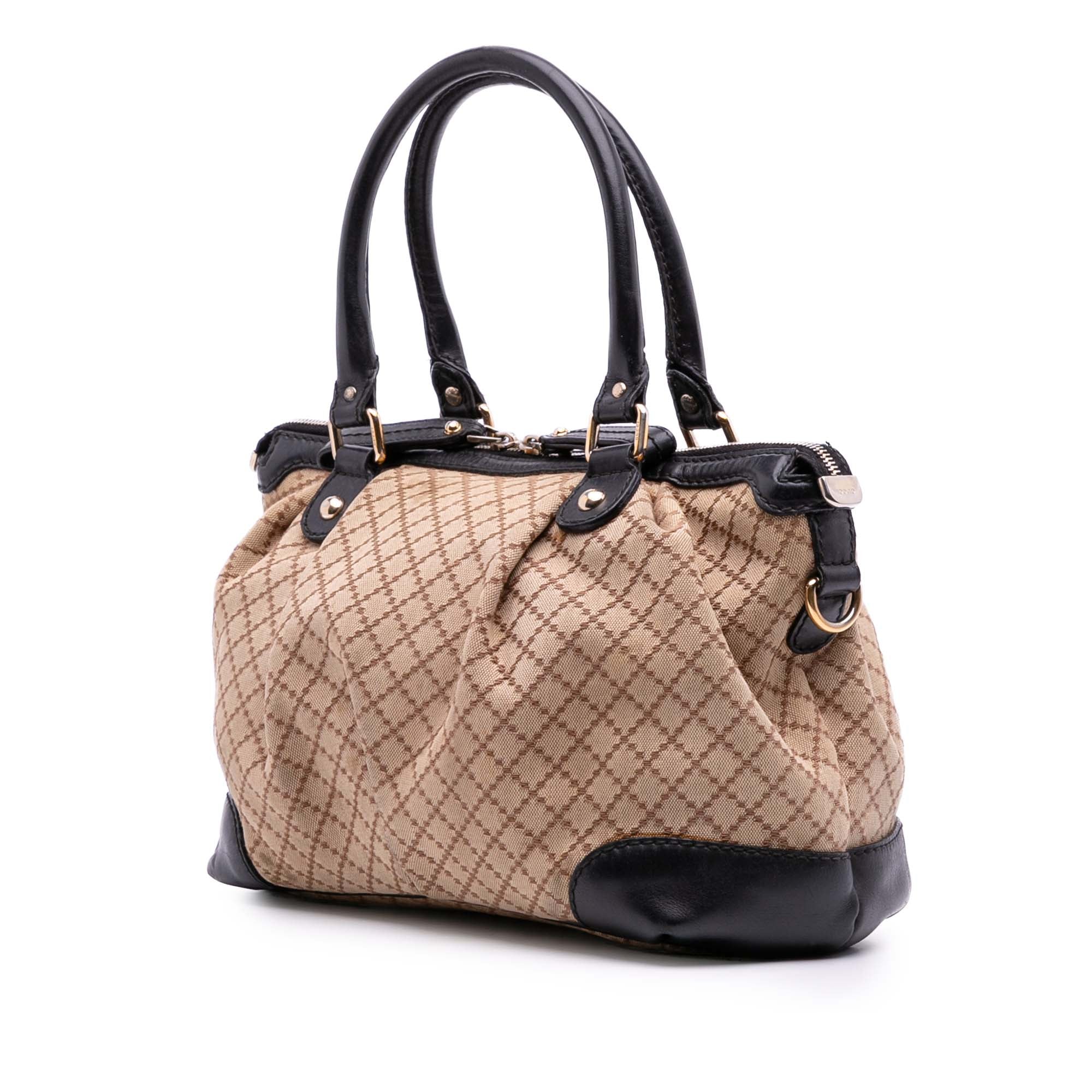 Diamante Canvas Sukey Satchel