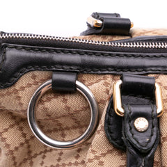 Diamante Canvas Sukey Satchel