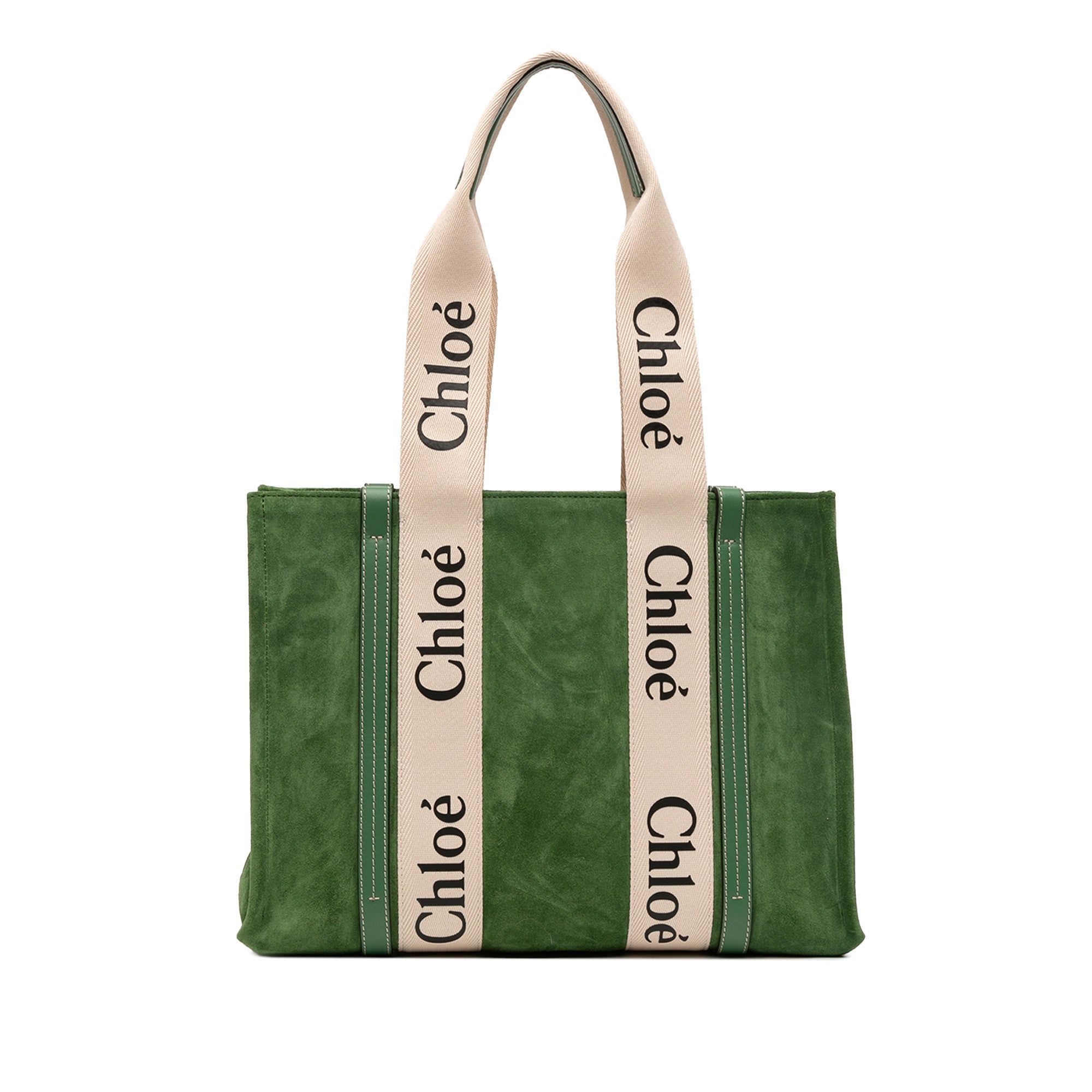 Medium Suede Woody Tote