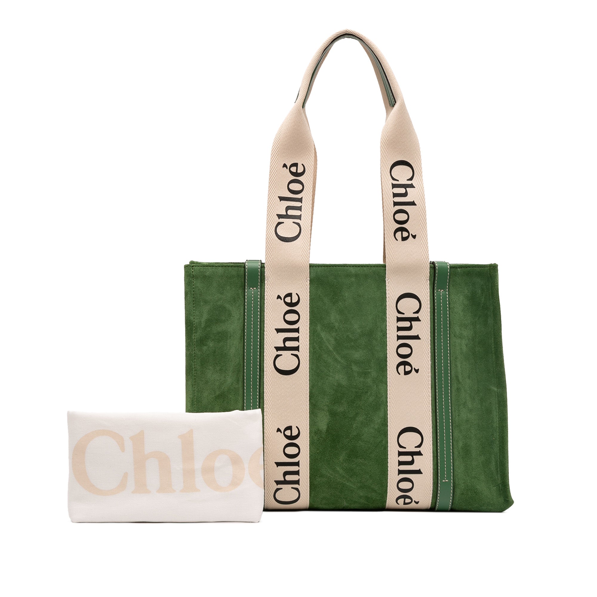 Medium Suede Woody Tote