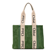 Medium Suede Woody Tote