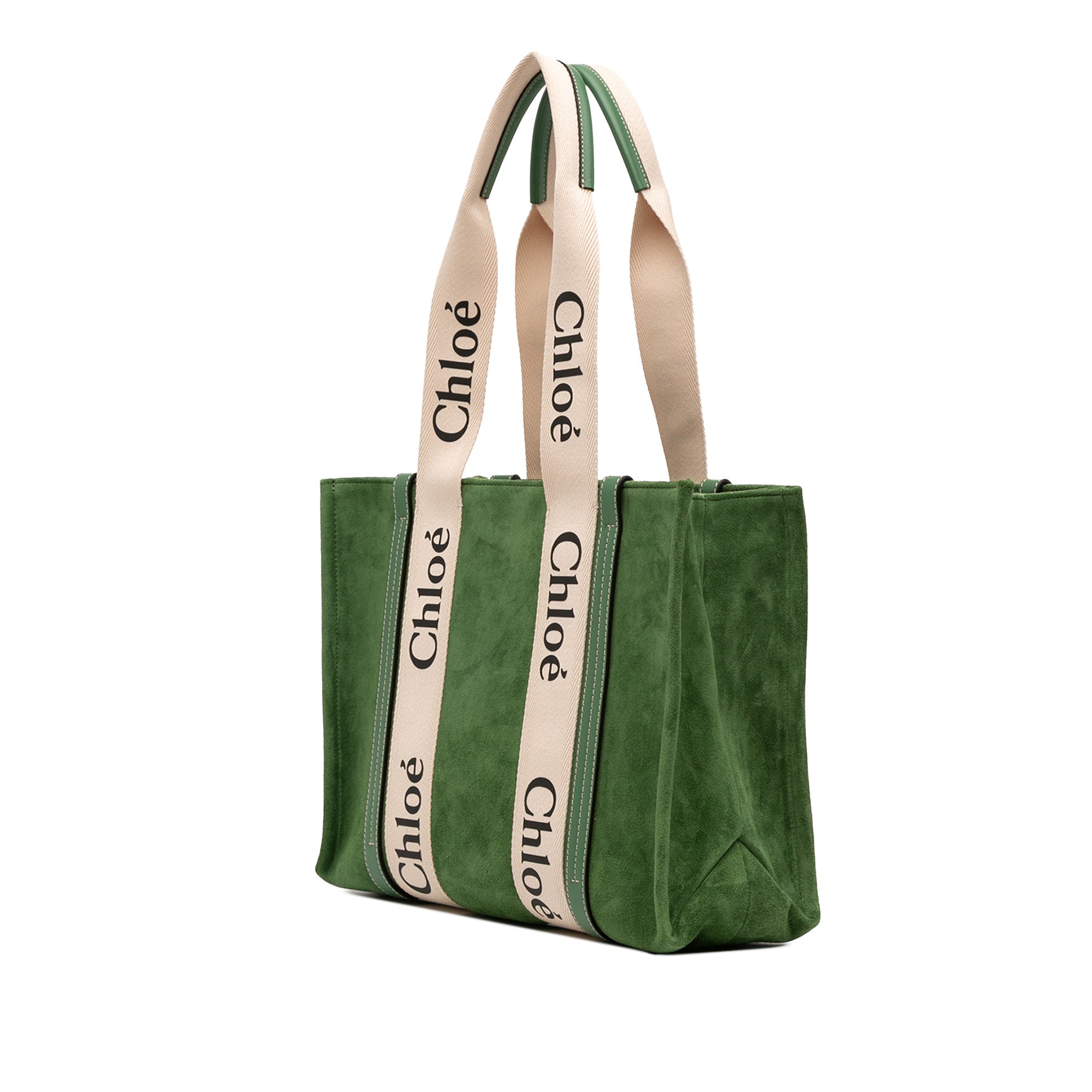 Medium Suede Woody Tote