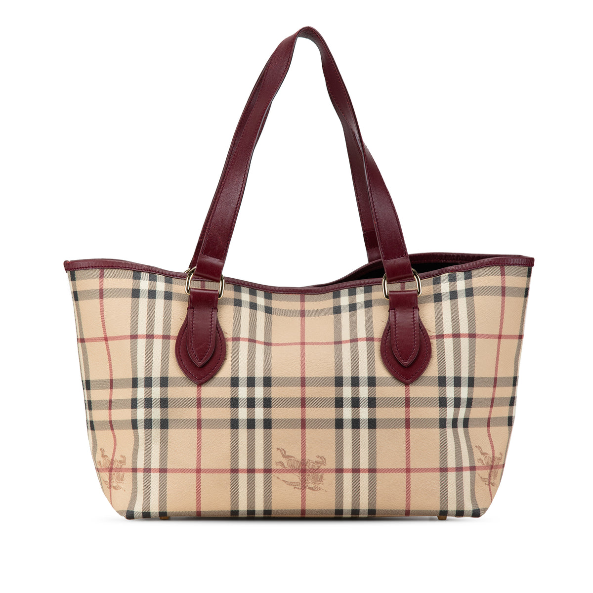 Haymarket Check Coated Canvas Tote