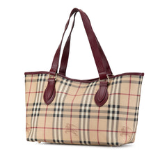 Haymarket Check Coated Canvas Tote