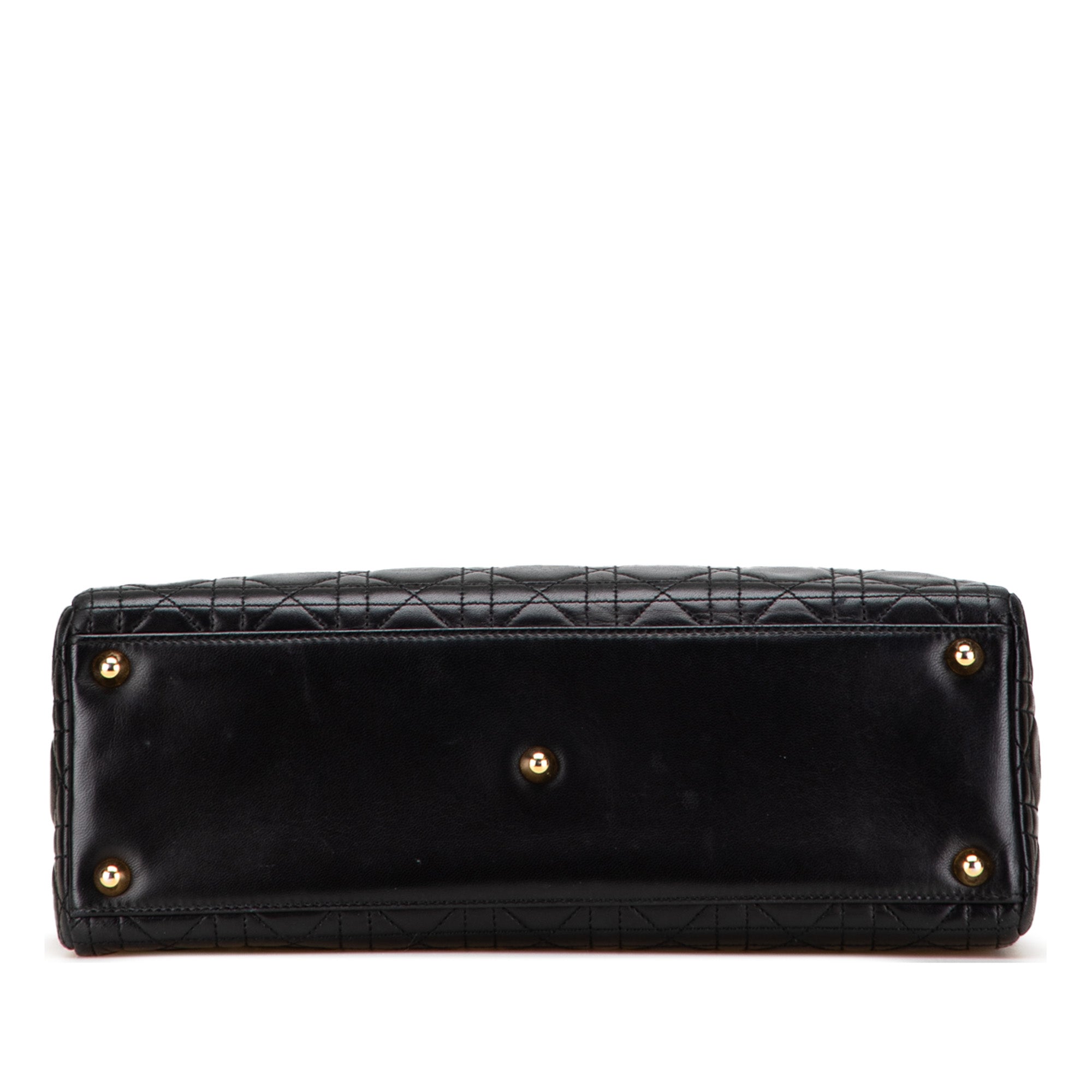 Large Lambskin Cannage Lady Dior