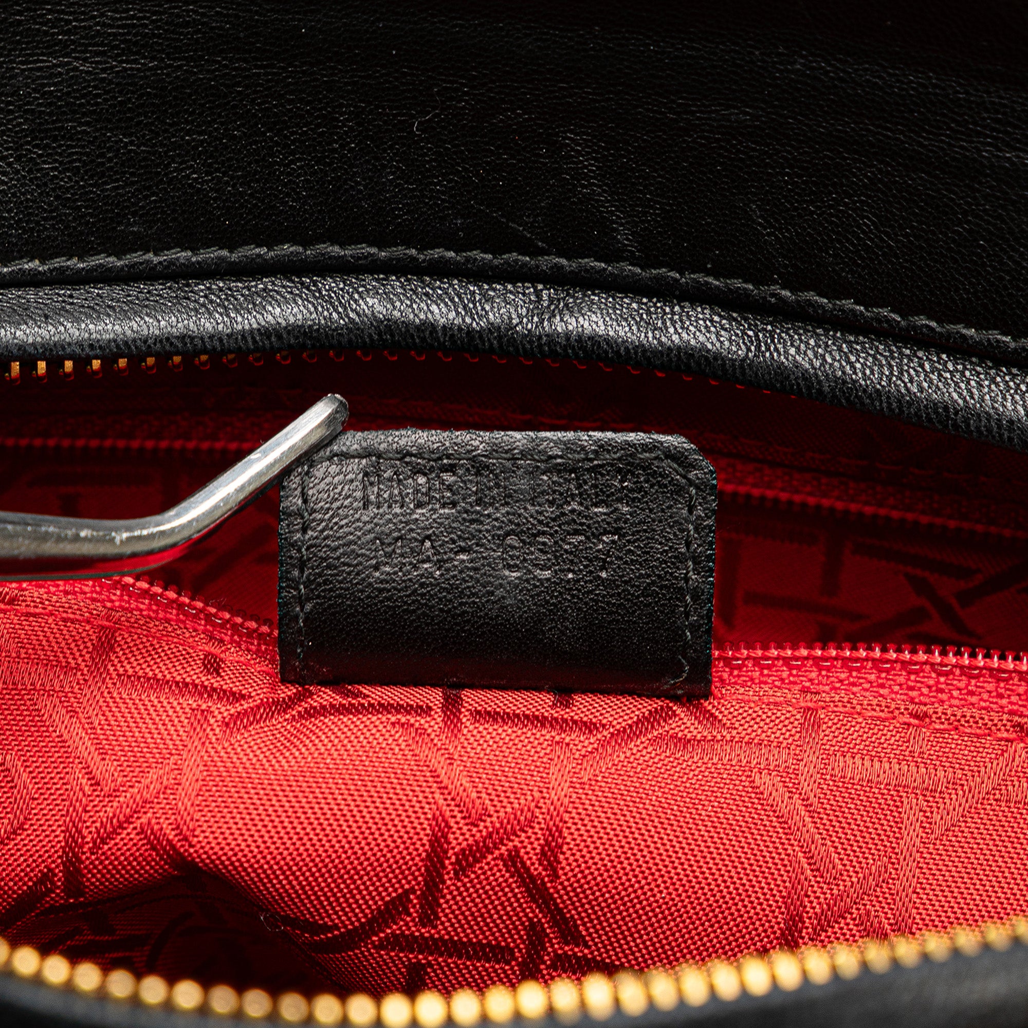 Large Lambskin Cannage Lady Dior