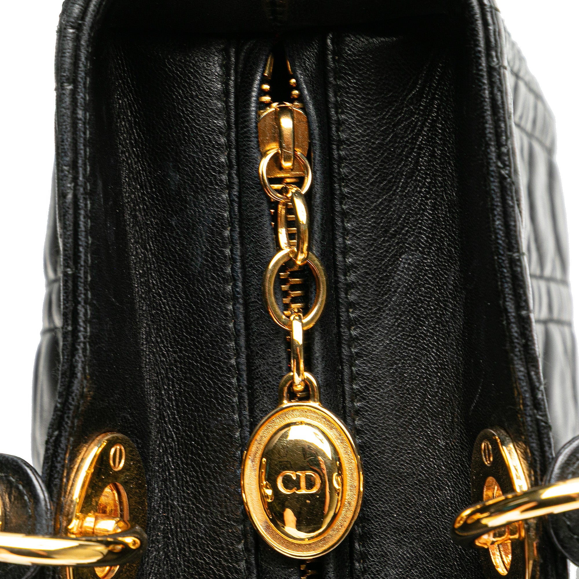 Large Lambskin Cannage Lady Dior