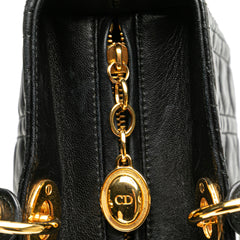 Large Lambskin Cannage Lady Dior