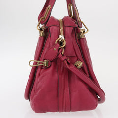 Chloe Paraty Handbag Quilted Leather