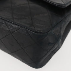 Chanel Vintage Square Classic Double Flap Bag Quilted Leather