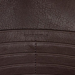 Triquilt Sheepskin Monogram Envelope Wallet on Chain