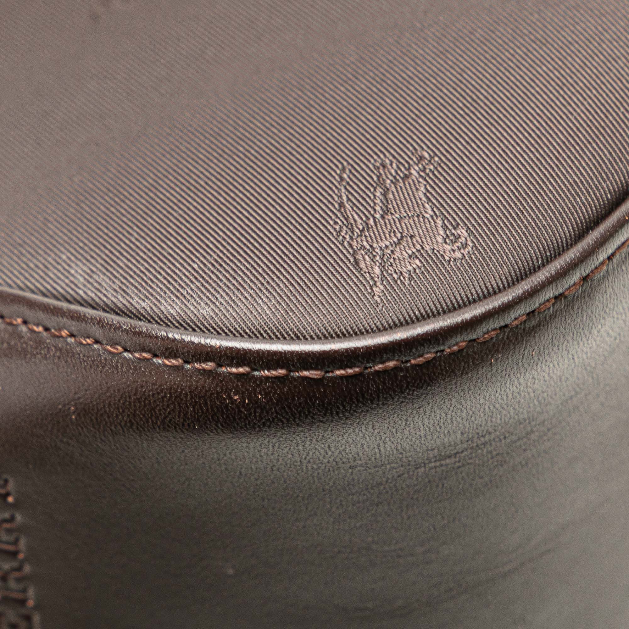 Jacquard and Leather Knight Crossbody