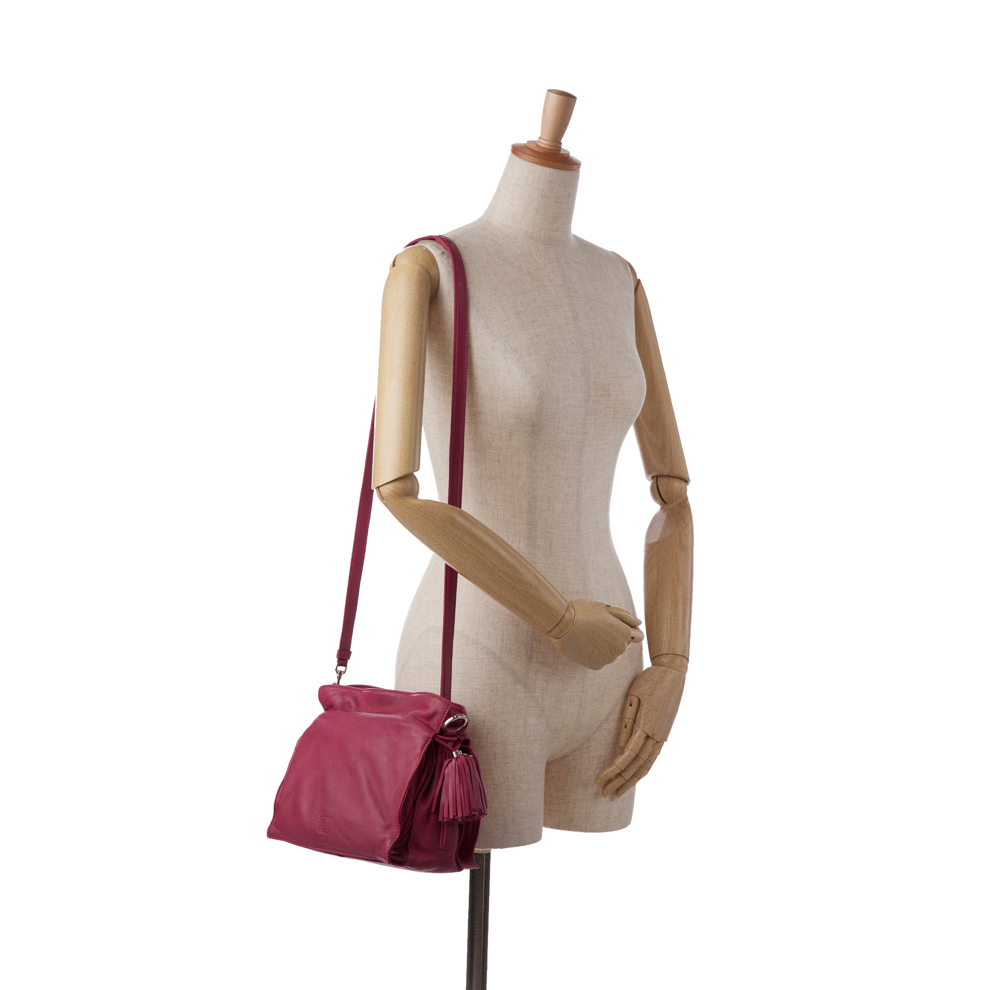 Small Leather Flamenco Crossbody Bag