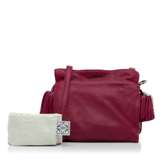 Small Leather Flamenco Crossbody Bag