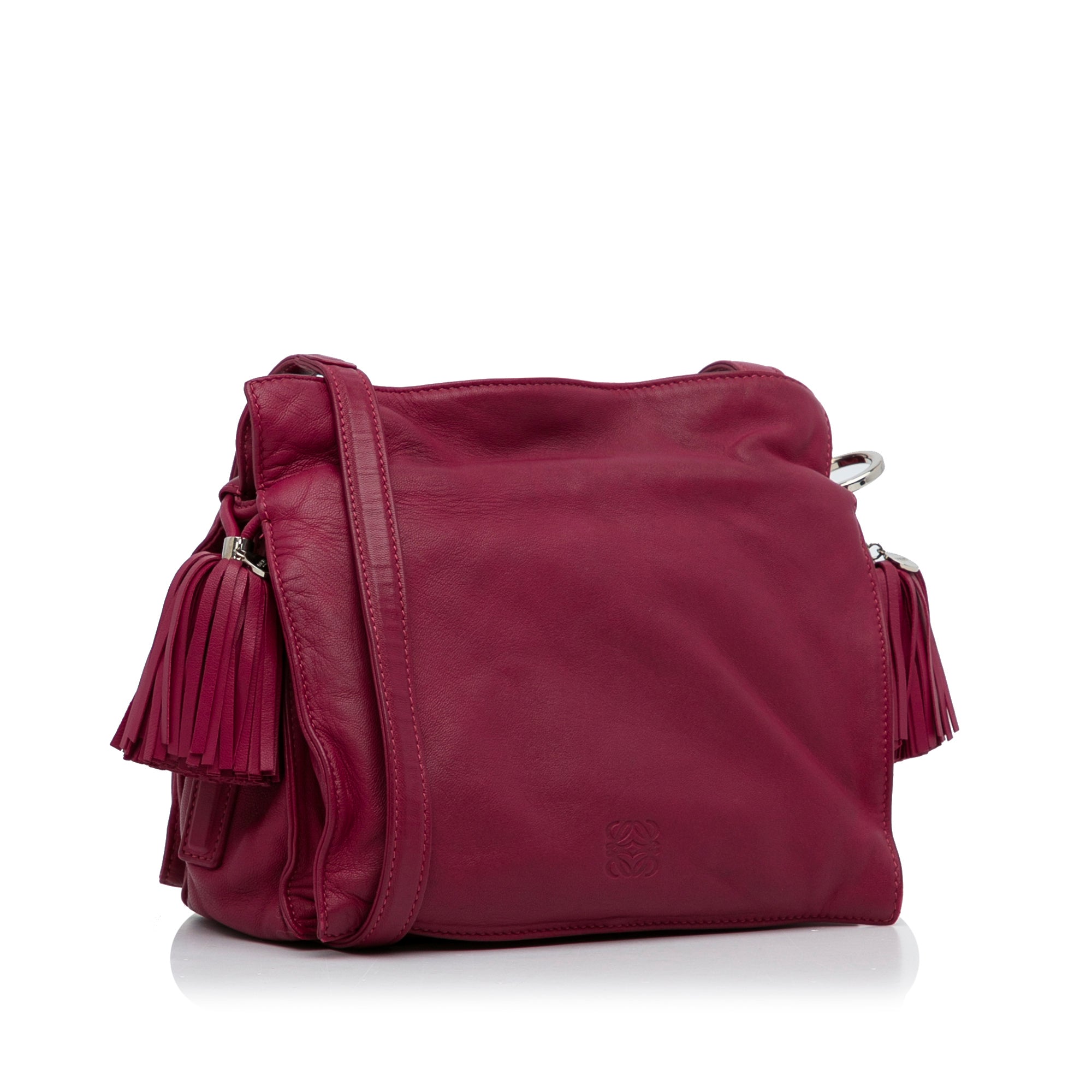 Small Leather Flamenco Crossbody Bag