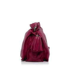 Small Leather Flamenco Crossbody Bag