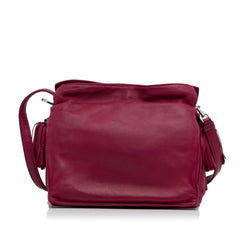 Small Leather Flamenco Crossbody Bag