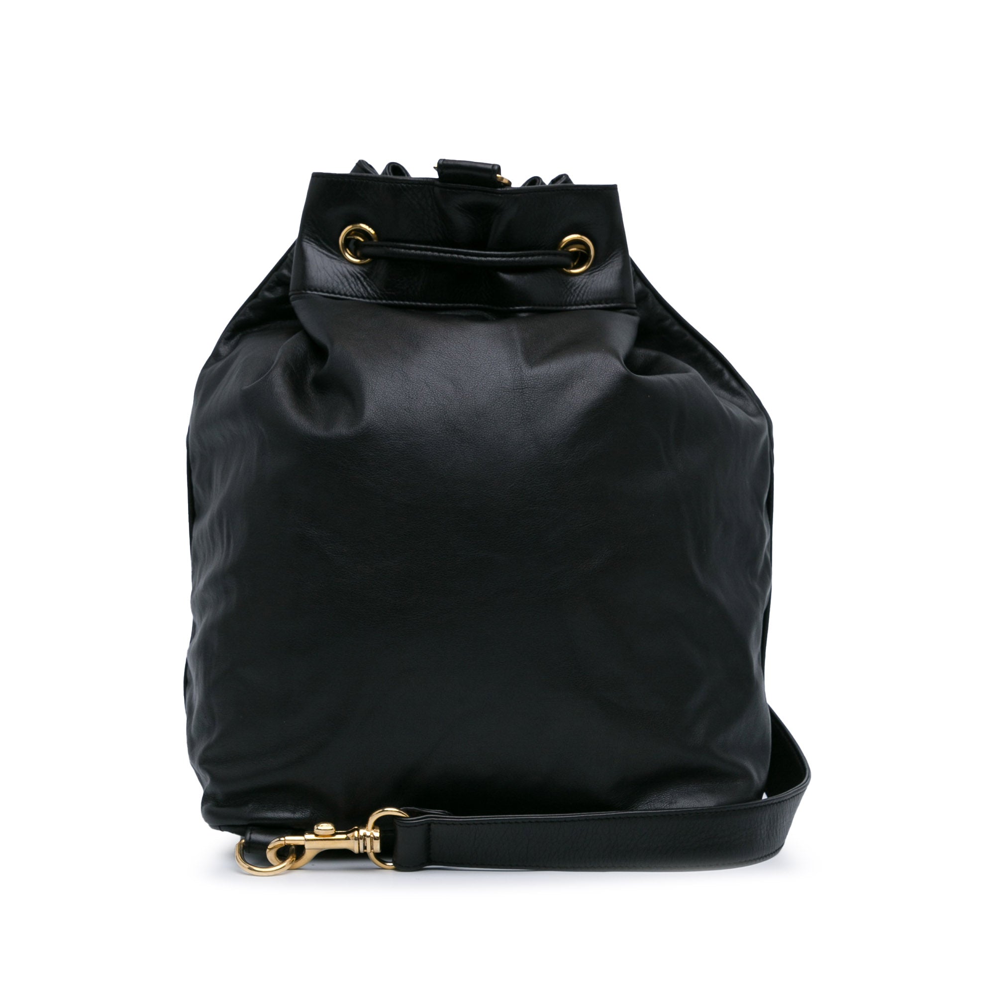 CC Lambskin Drawstring Sling Backpack_2