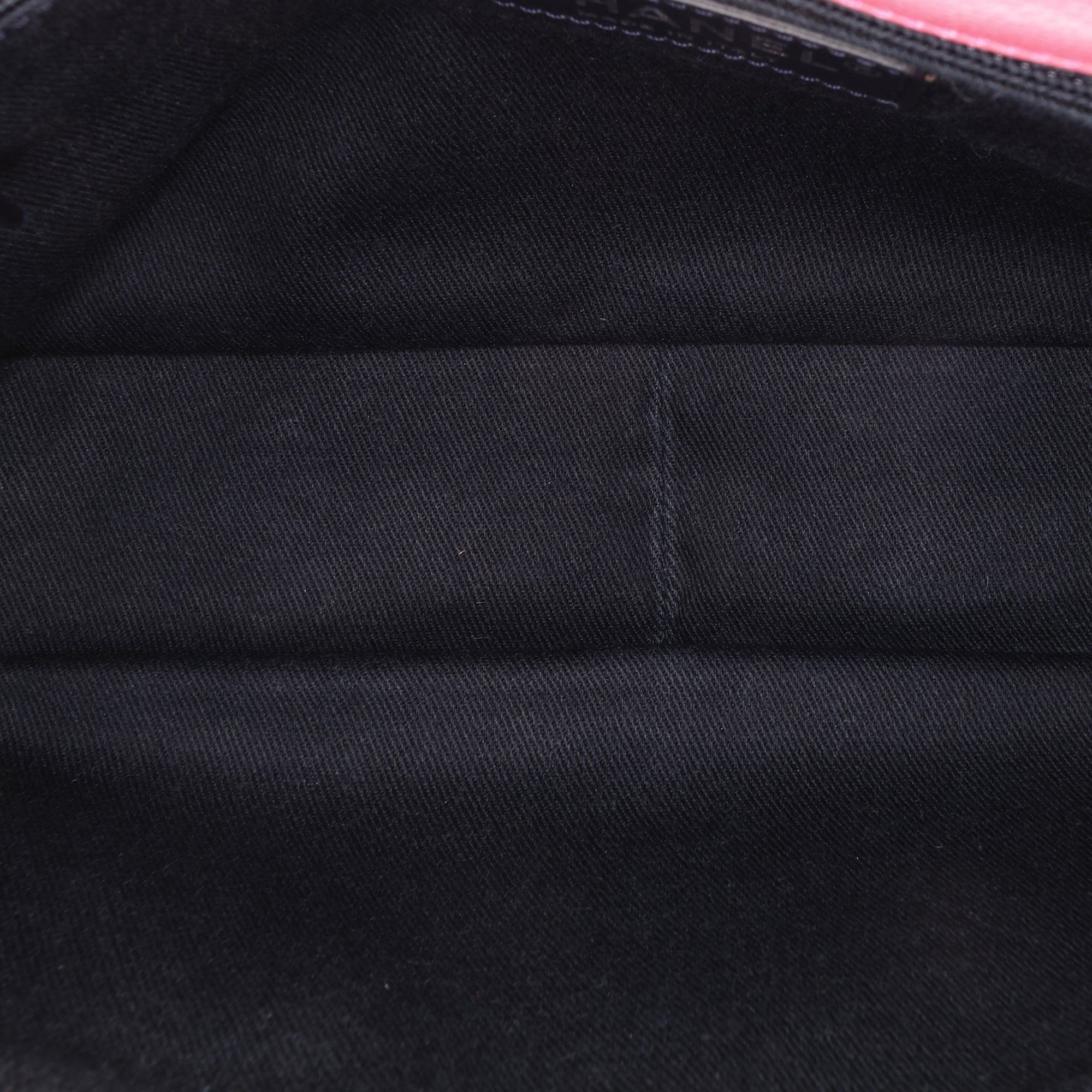 Small Quilted Shiny Goatskin Double Carry Waist Chain Flap