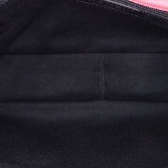 Small Quilted Shiny Goatskin Double Carry Waist Chain Flap