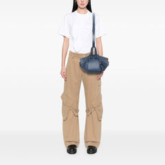 Small Leather Hammock Satchel