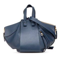 Small Leather Hammock Satchel