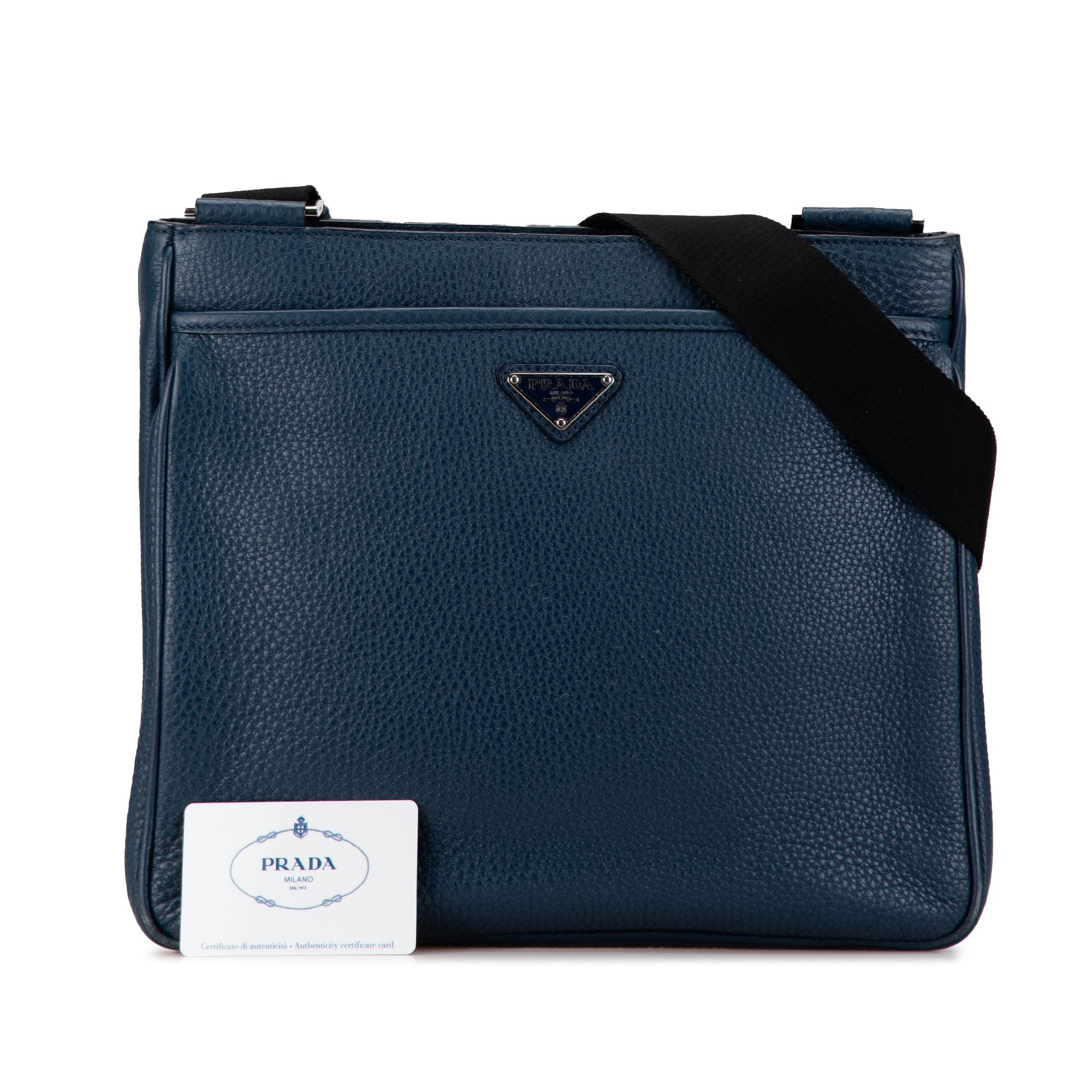 Vitello Daino Zip Top Crossbody