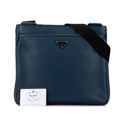 Vitello Daino Zip Top Crossbody