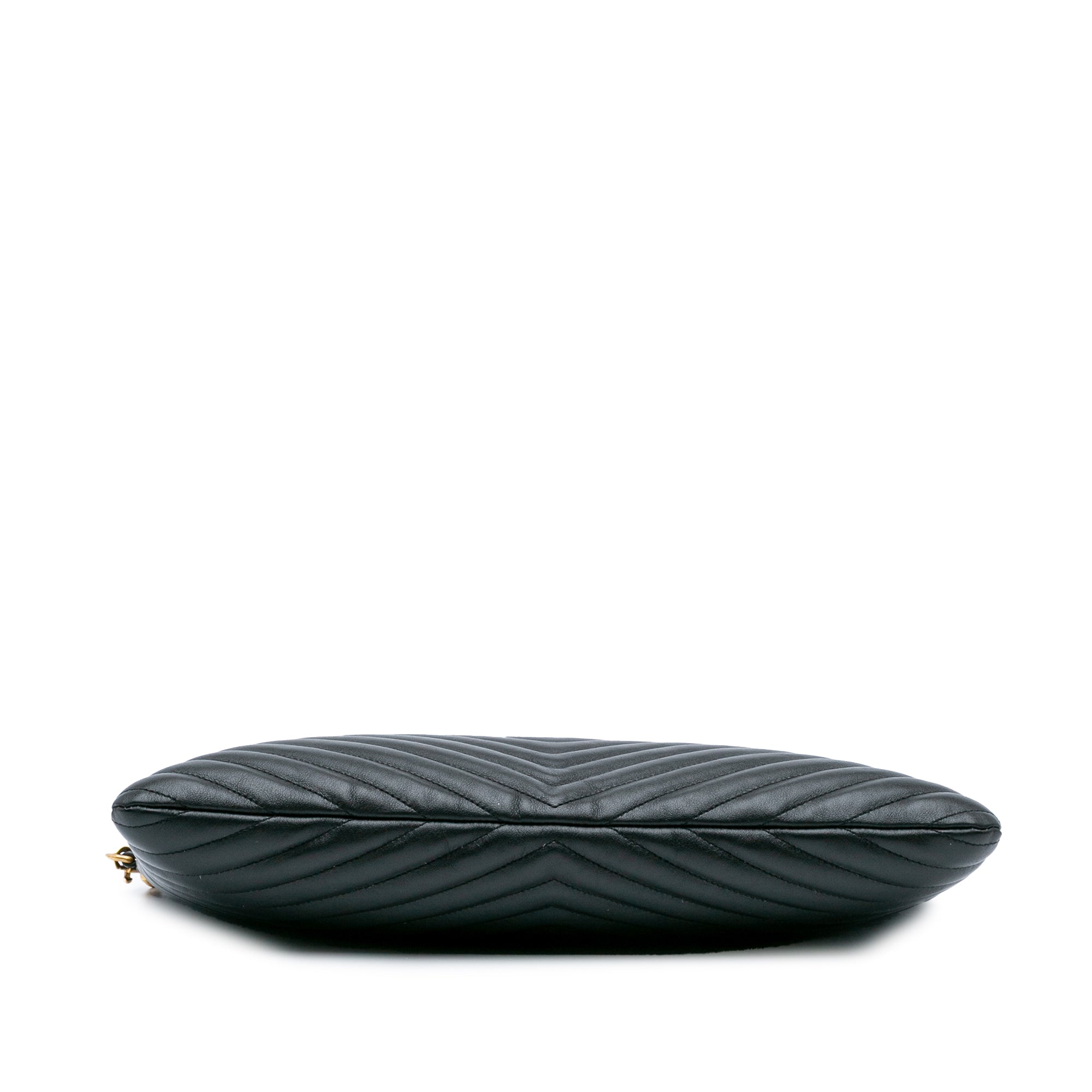 Leather Chevron Monogram Document Holder