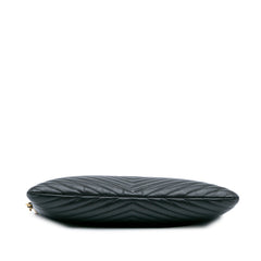 Leather Chevron Monogram Document Holder