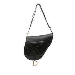 Leather Baudrier Saddle Bag