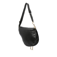 Leather Baudrier Saddle Bag