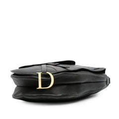 Leather Baudrier Saddle Bag