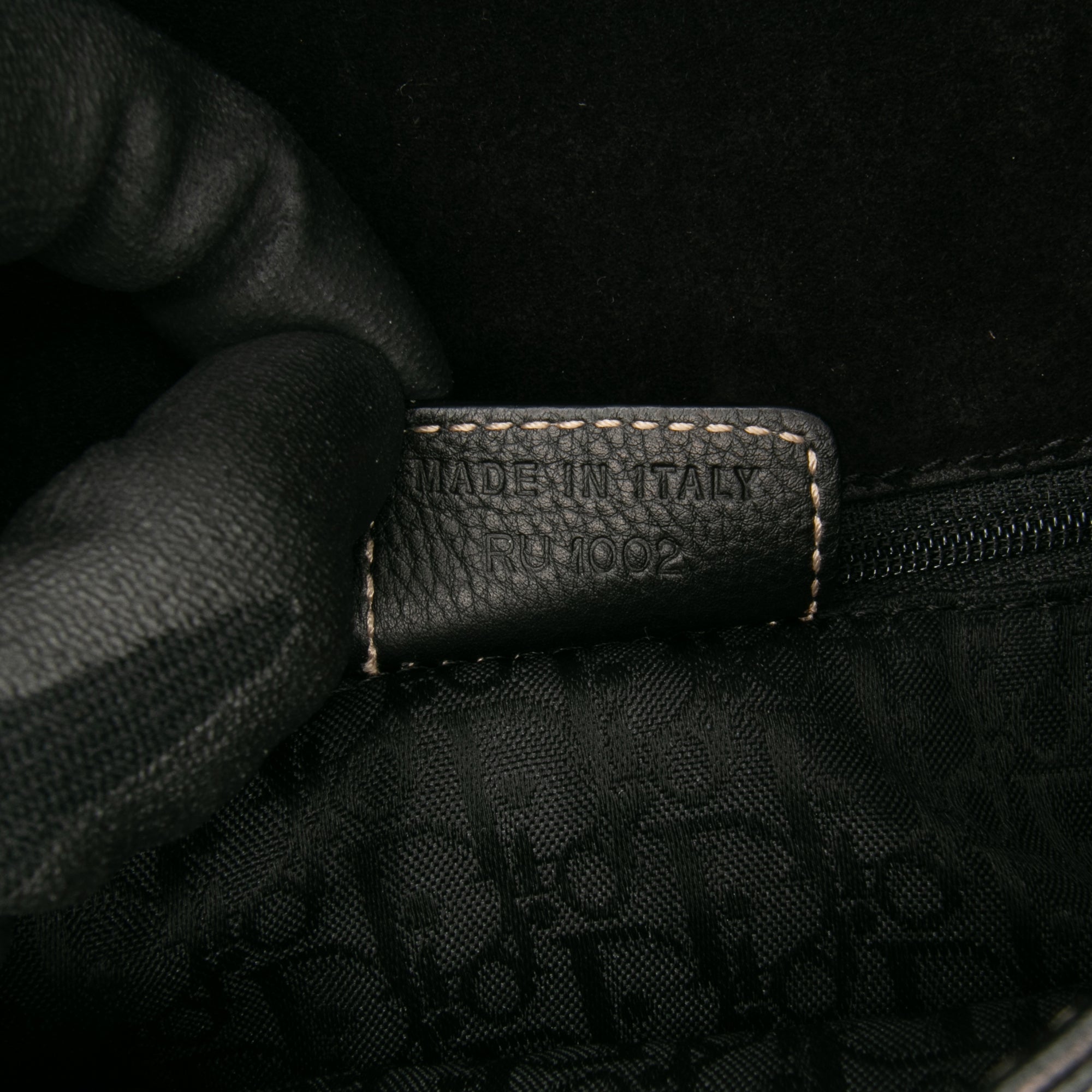 Leather Baudrier Saddle Bag