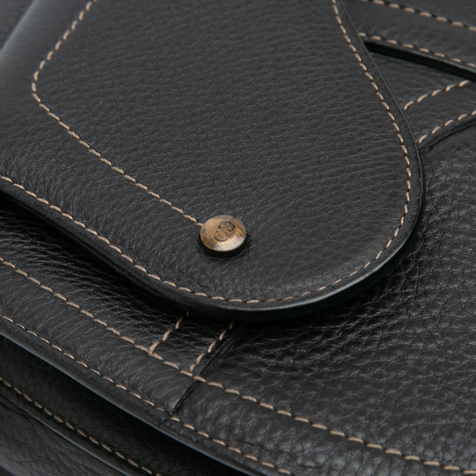 Leather Baudrier Saddle Bag