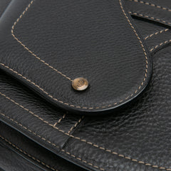 Leather Baudrier Saddle Bag