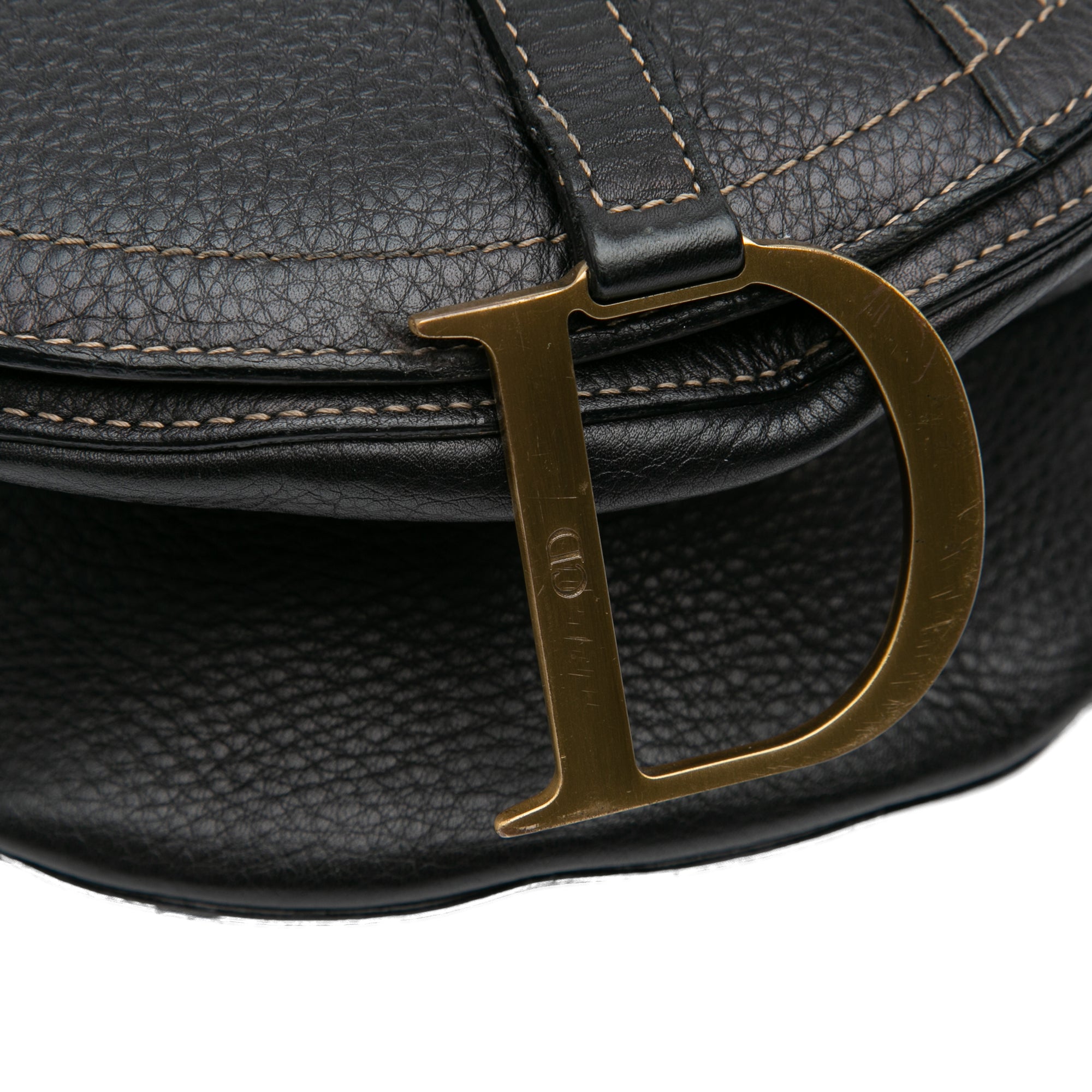 Leather Baudrier Saddle Bag