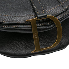 Leather Baudrier Saddle Bag