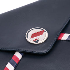 Lambskin Airlines Envelope Clutch