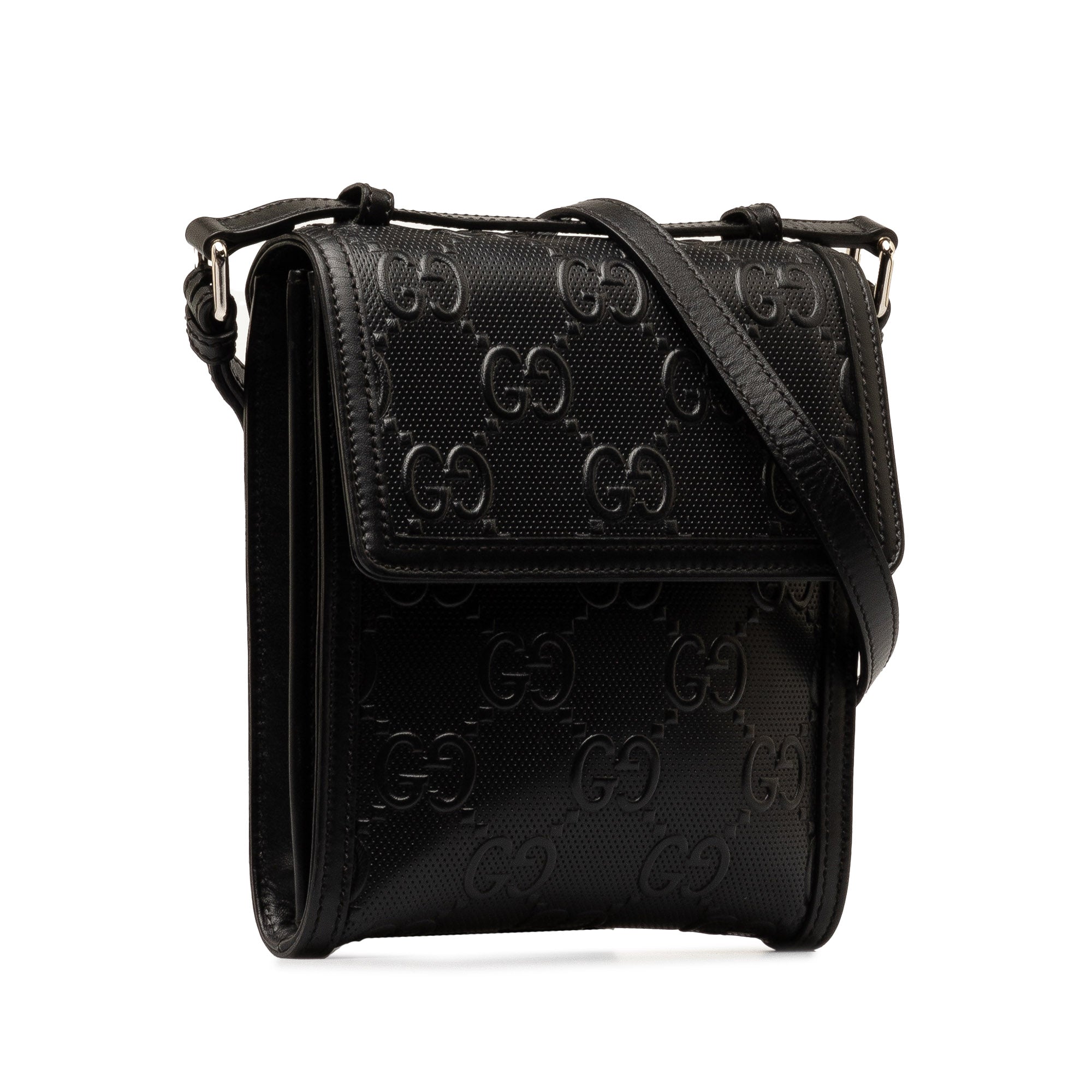 GG Embossed Flap Crossbody_1