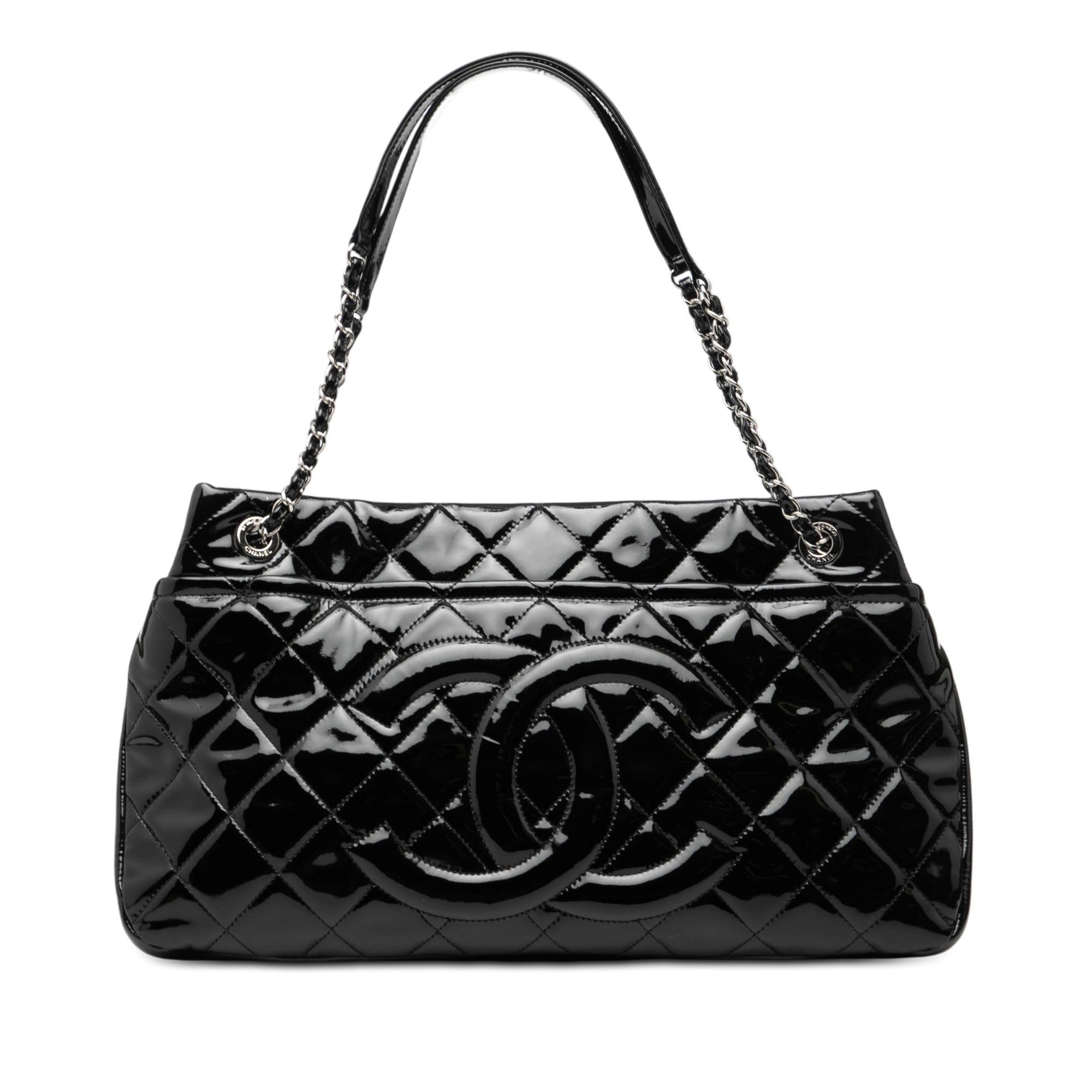 CC Quilted Patent Timeless Soft Tote